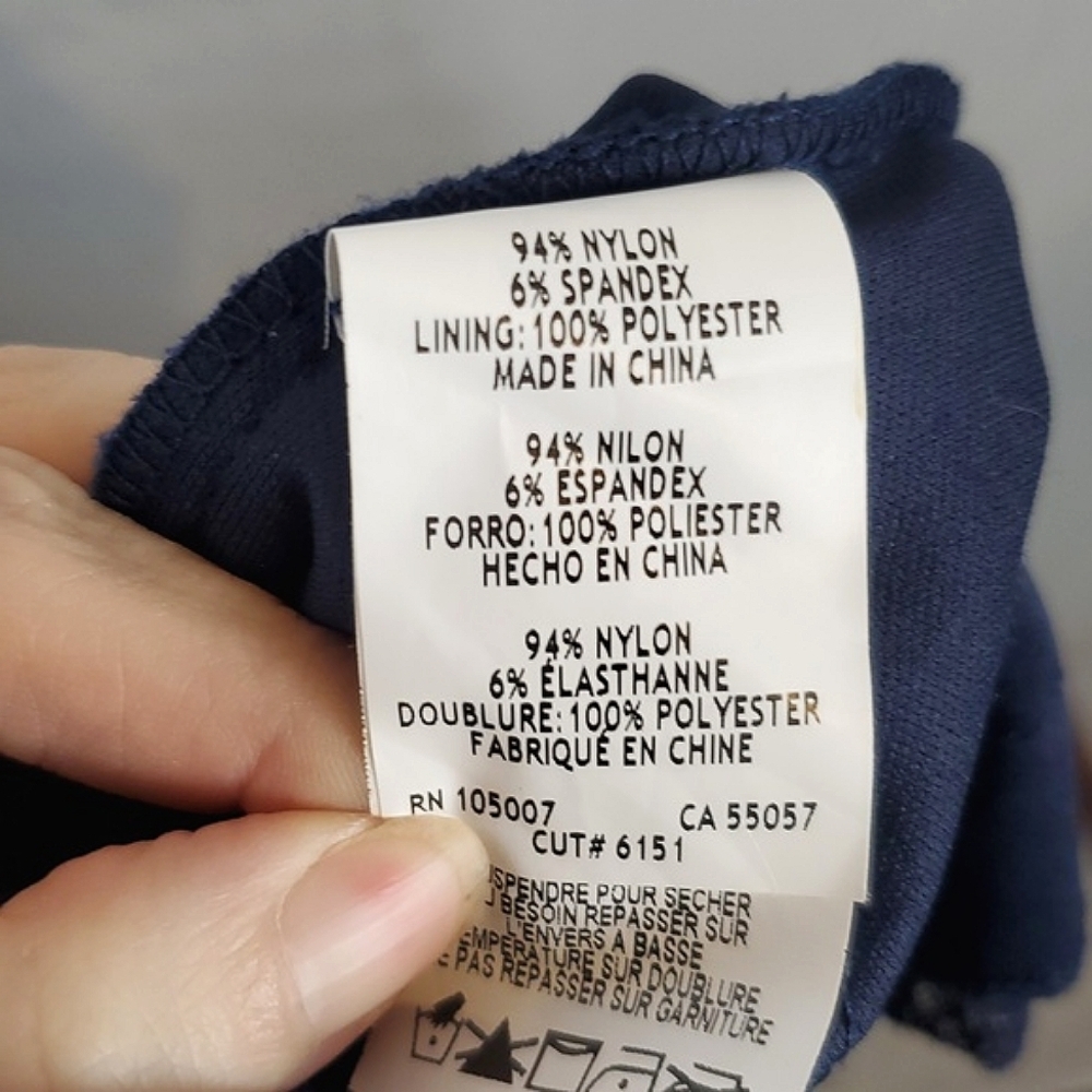 Marina Navy Blue‎ Lace Formal Dress - Picture 8 of 8